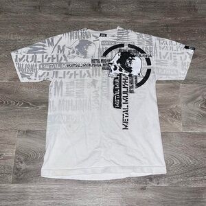 Metal Mulisha White Skull AOP Graphic Tee